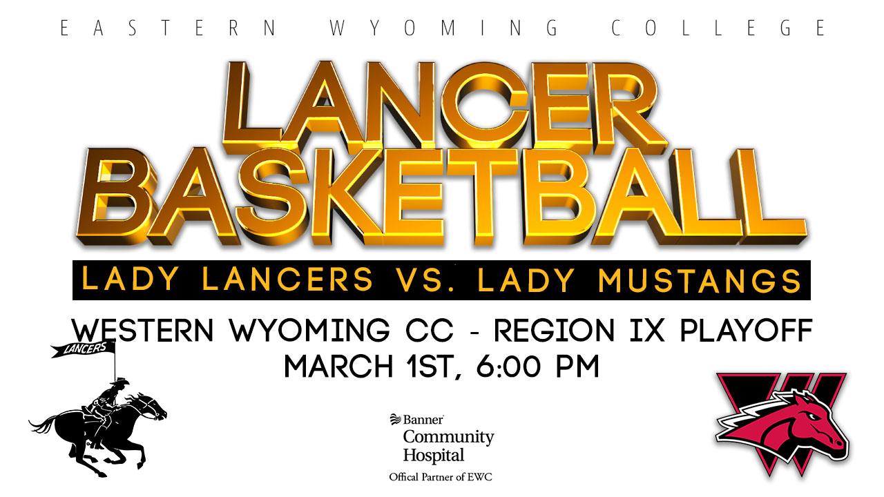 Lady Lancer Basketball Ball Region IX Playoff Game