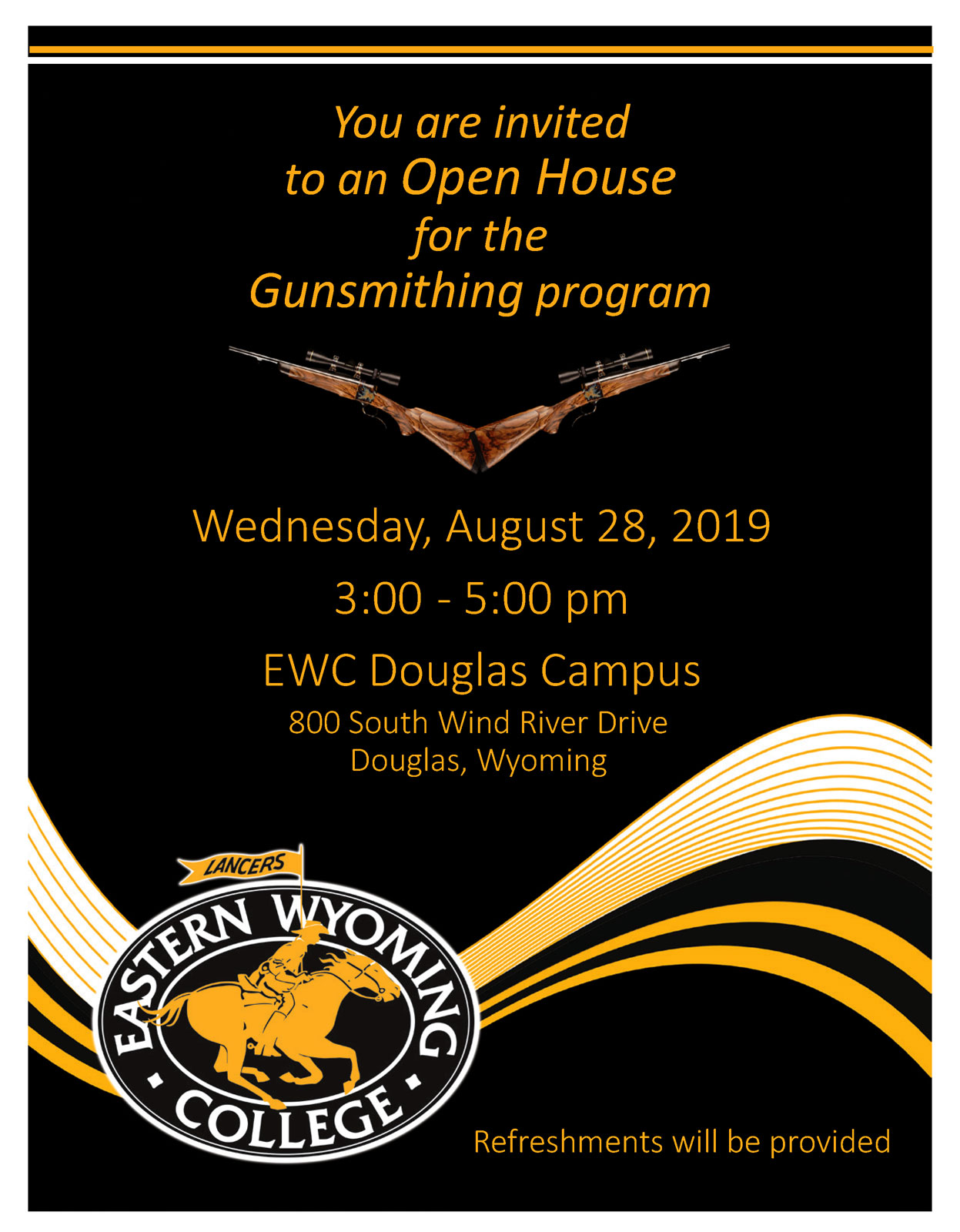 Eastern Wyoming College - Open House for Gunsmithing Program