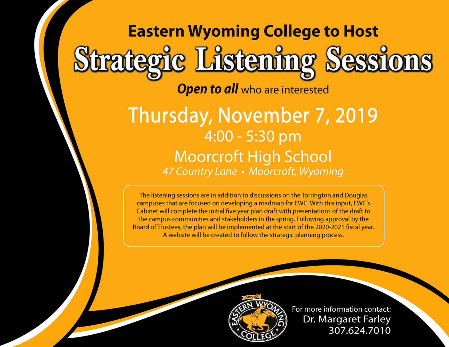 EWC to host strategic planning listening session at Moorcroft High