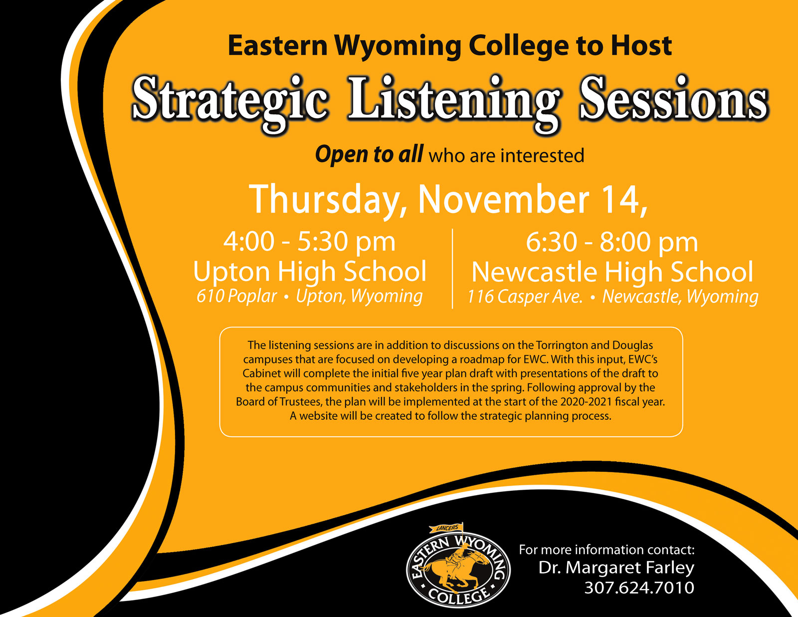 EWC Strategic Listening Sessions - Upton & Newcastle, Wyoming 