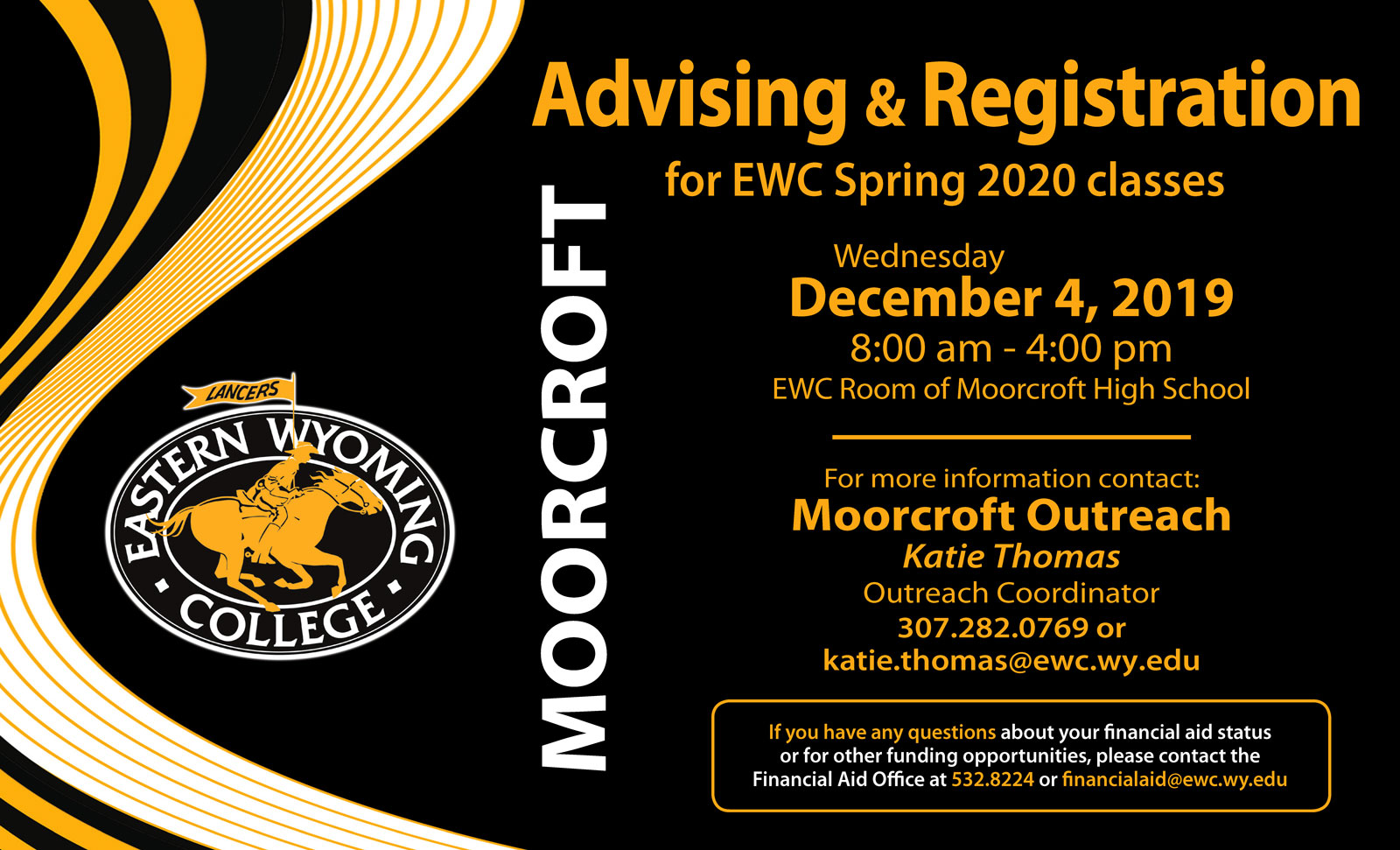 Advising & Registration for EWC Spring 2020 classes