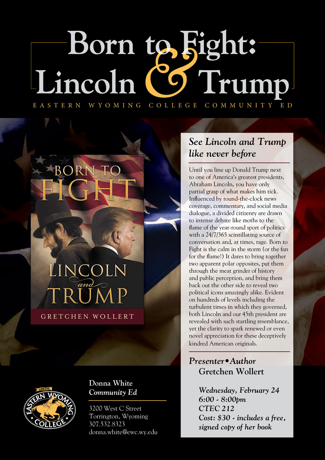Eastern Wyoming College Community Ed - Born to Fight: Lincoln & Trump