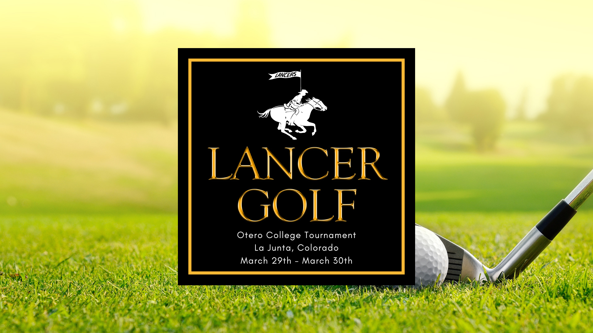 Eastern Wyoming College - Lancer Golf Results at Otero College Tournament